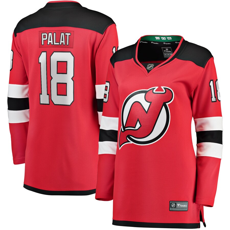 Women's New Jersey Devils Ondrej Palat Fanatics Branded Red Home Breakaway Player Jersey - Jersey