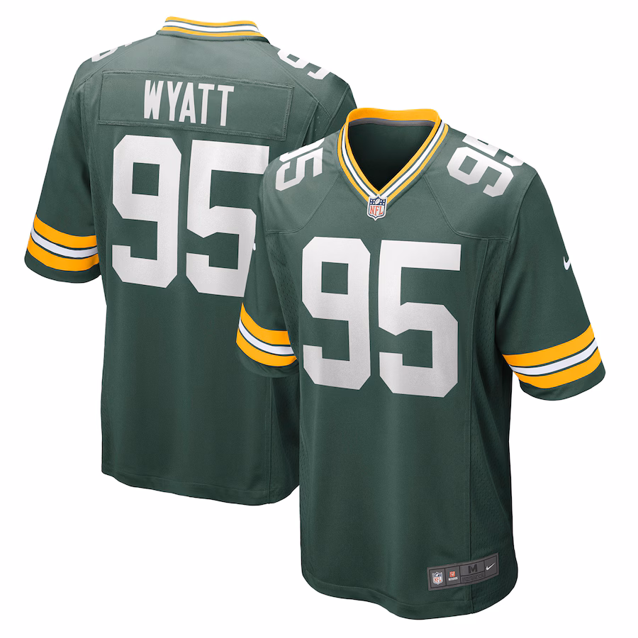 Men's Green Bay Packers Devonte Wyatt Nike Green Player Game Jersey - Jersey
