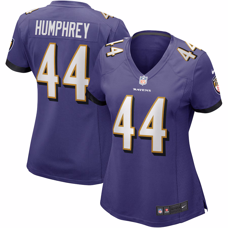 Women's Baltimore Ravens Marlon Humphrey Nike Purple Game Player Jersey - Jersey