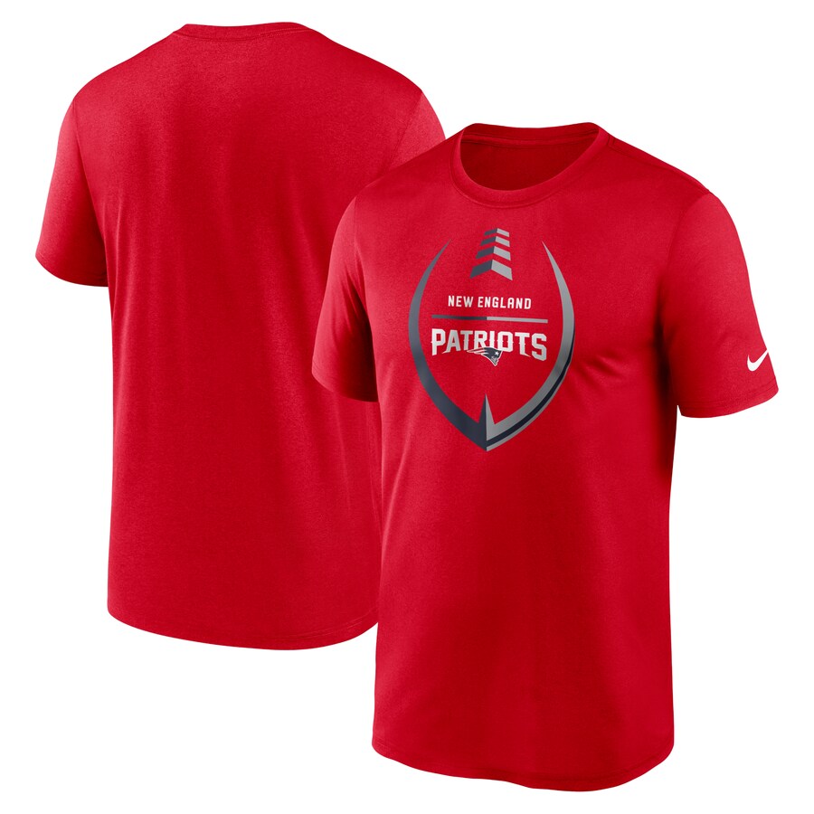 Men's New England Patriots Nike Red Icon Legend Performance T-Shirt - Jersey