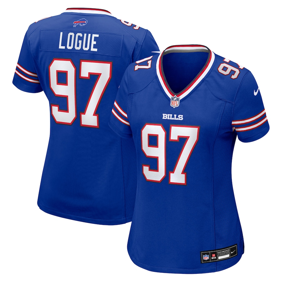 Women's Buffalo Bills Zion Logue Nike Royal Team Game Jersey - Jersey