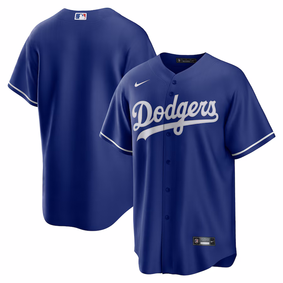 Men's Los Angeles Dodgers  Nike Royal Big & Tall Alternate Replica Team Jersey - Jersey