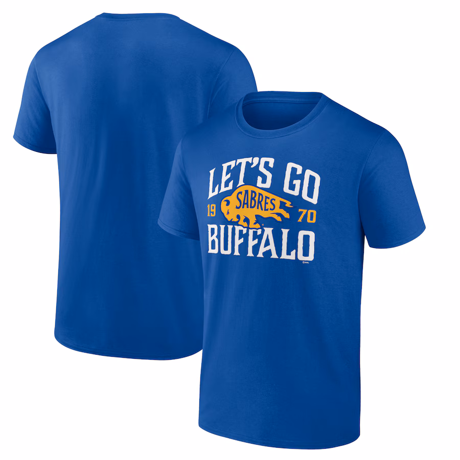 Men's Buffalo Sabres Royal Proclamation T-Shirt - Jersey