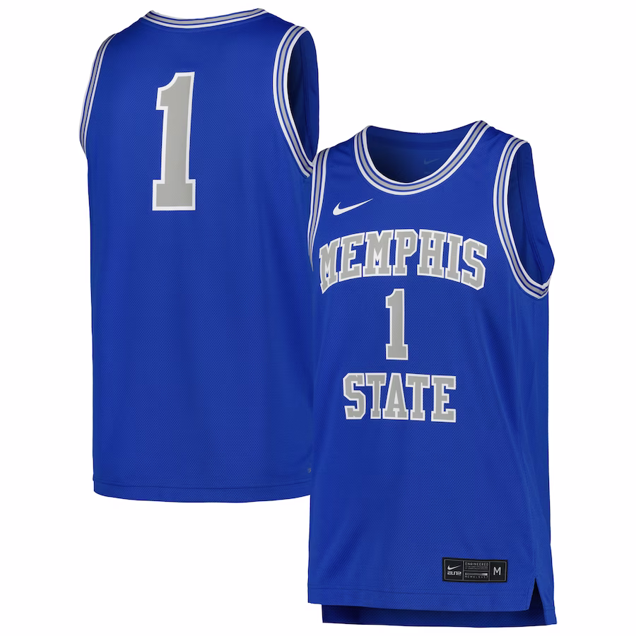 Memphis Tigers Nike Replica Basketball Jersey - Royal - Jersey