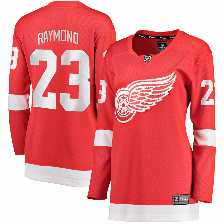 Women's Detroit Red Wings Lucas Raymond Fanatics Red Home Breakaway Player Jersey - Jersey