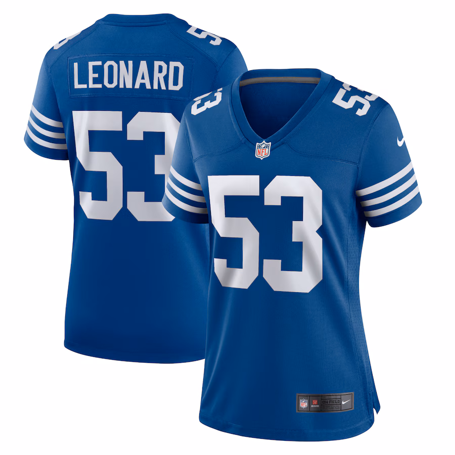 Women's Indianapolis Colts Shaquille Leonard Nike Royal Alternate Game Jersey - Jersey
