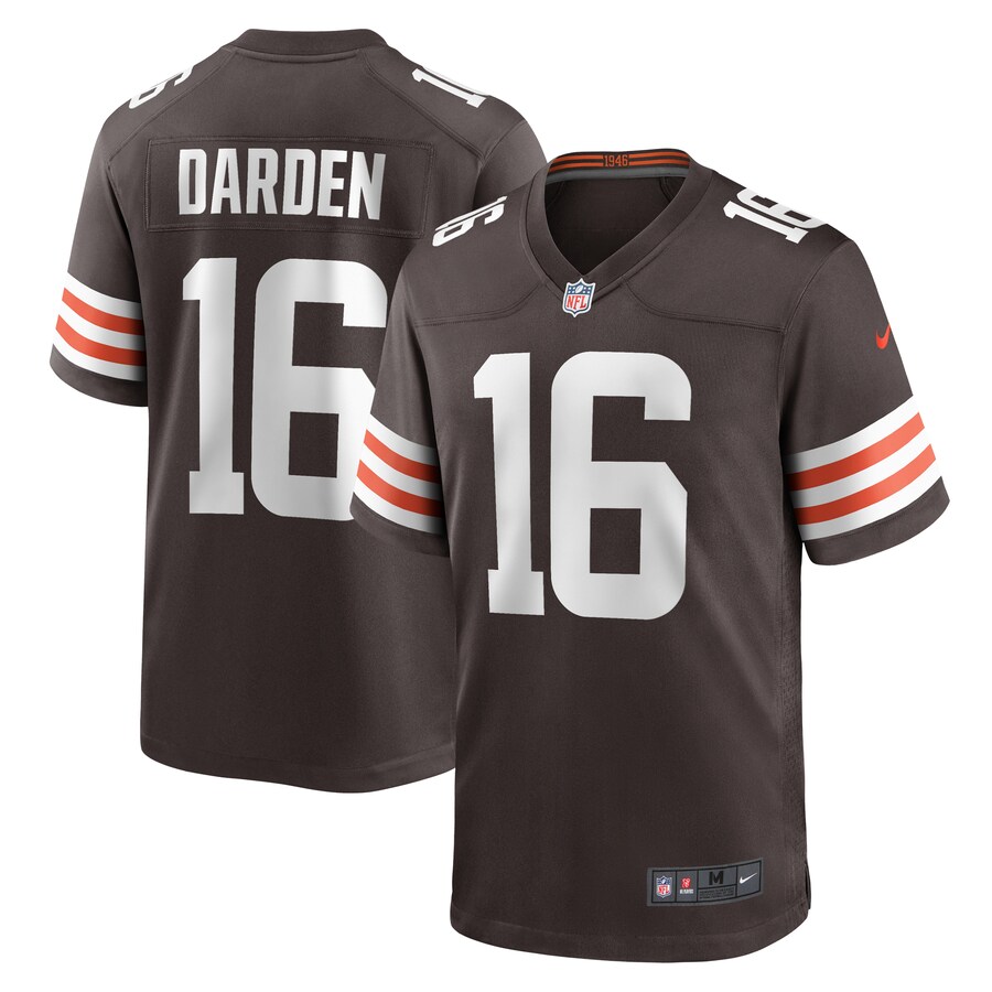 Men's Cleveland Browns Jaelon Darden Nike  Brown Team Game Jersey - Jersey