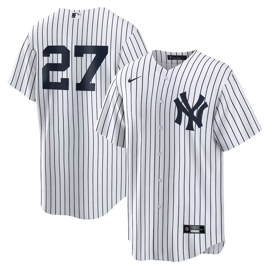 Men's New York Yankees Giancarlo Stanton Nike White Home Replica Player Jersey - Jersey