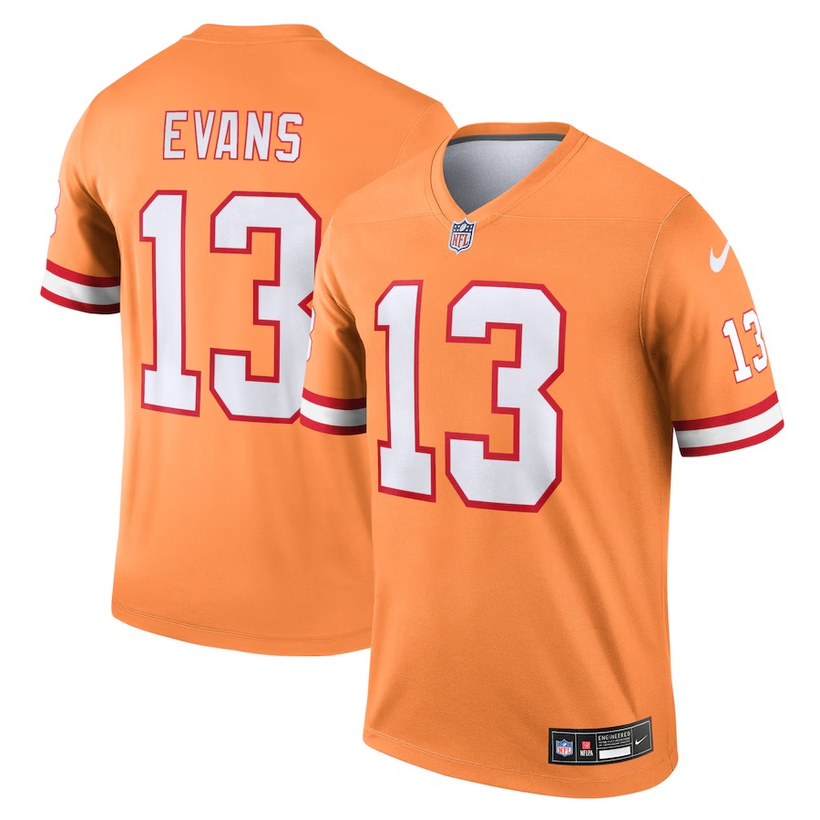 Men's Tampa Bay Buccaneers Mike Evans Nike Orange Alternate Legend Jersey - Jersey