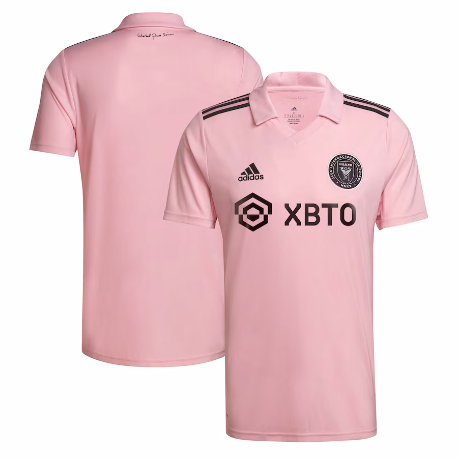 Men's Inter Miami CF adidas Pink 2022 The Heart Beat Kit Replica Blank Jersey - Jersey