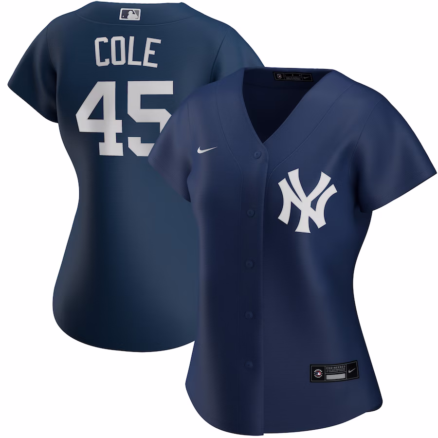 Women's New York Yankees Gerrit Cole Nike Navy Alternate Replica Player Jersey - Jersey