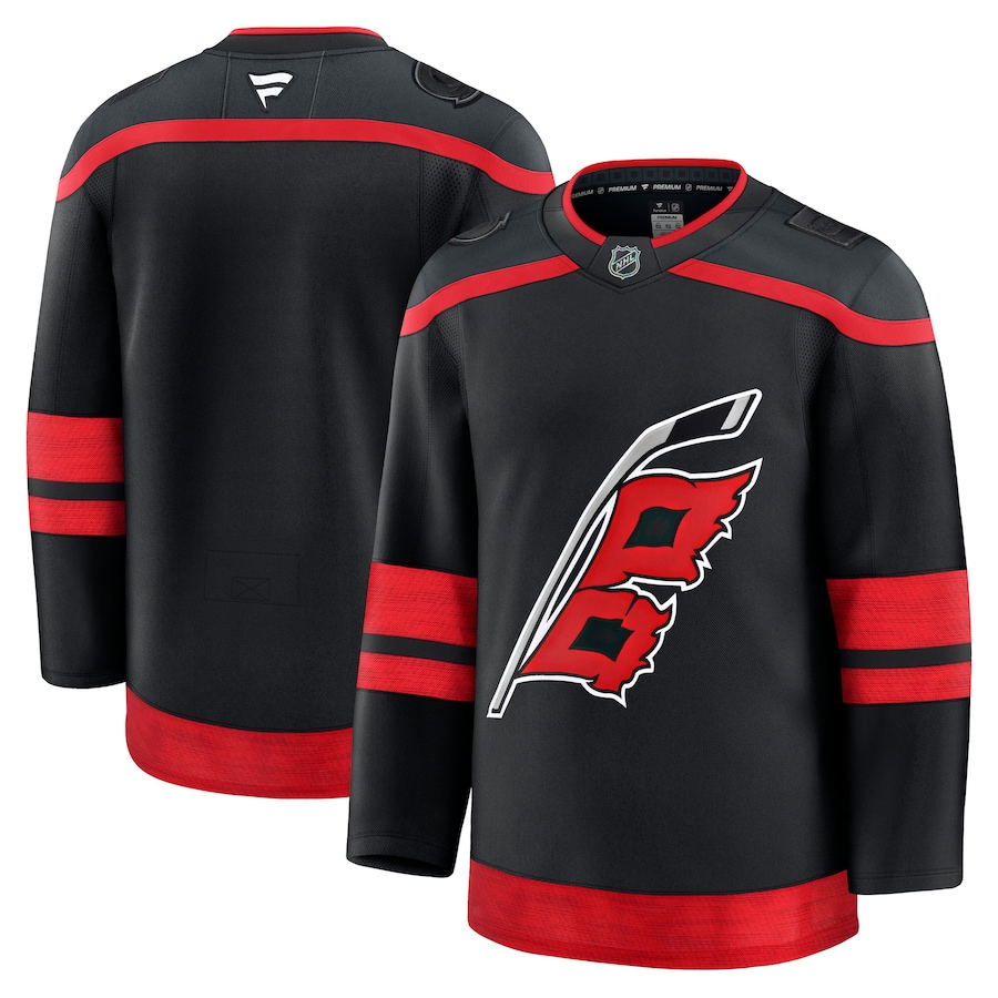 Men's Carolina Hurricanes Fanatics Black Home Premium Jersey - Jersey