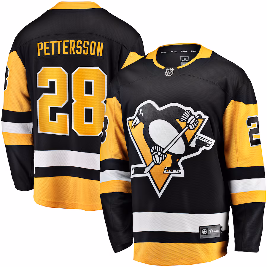 Marcus Pettersson Pittsburgh Penguins Fanatics Home Breakaway Player Jersey - Black - Jersey