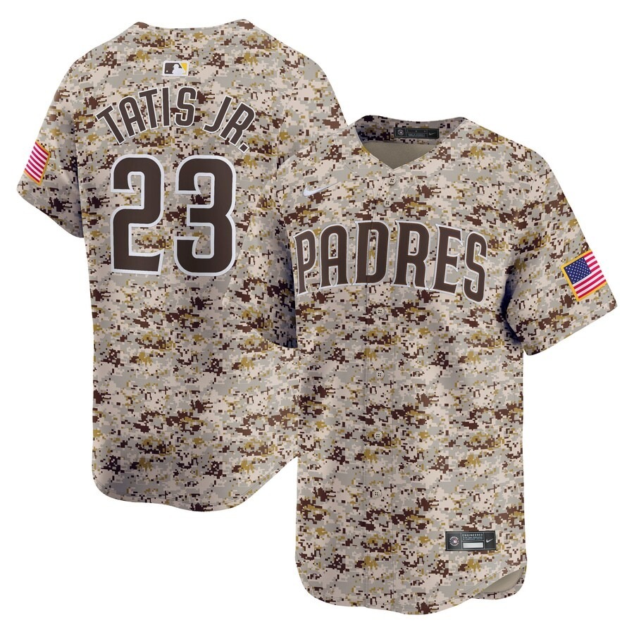 Men's San Diego Padres Fernando Tatis Jr. Nike Camo 2nd Alternate Limited Player Jersey - Jersey