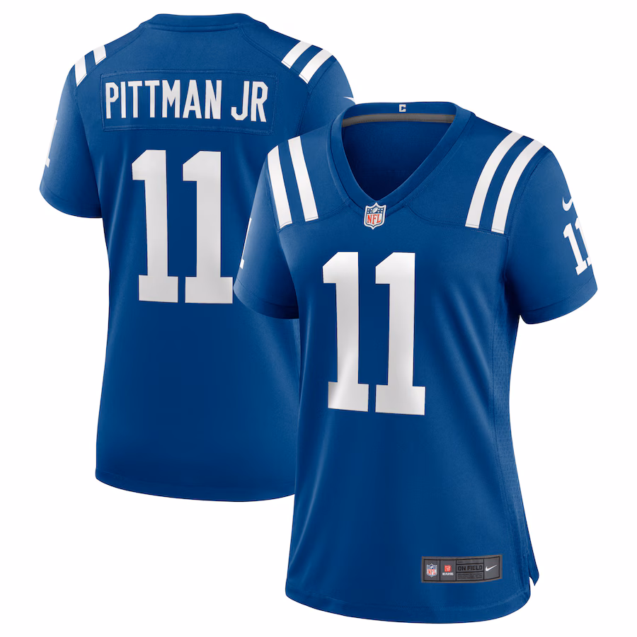 Women's Indianapolis Colts Michael Pittman Jr. Nike Royal Game Player Jersey - Jersey