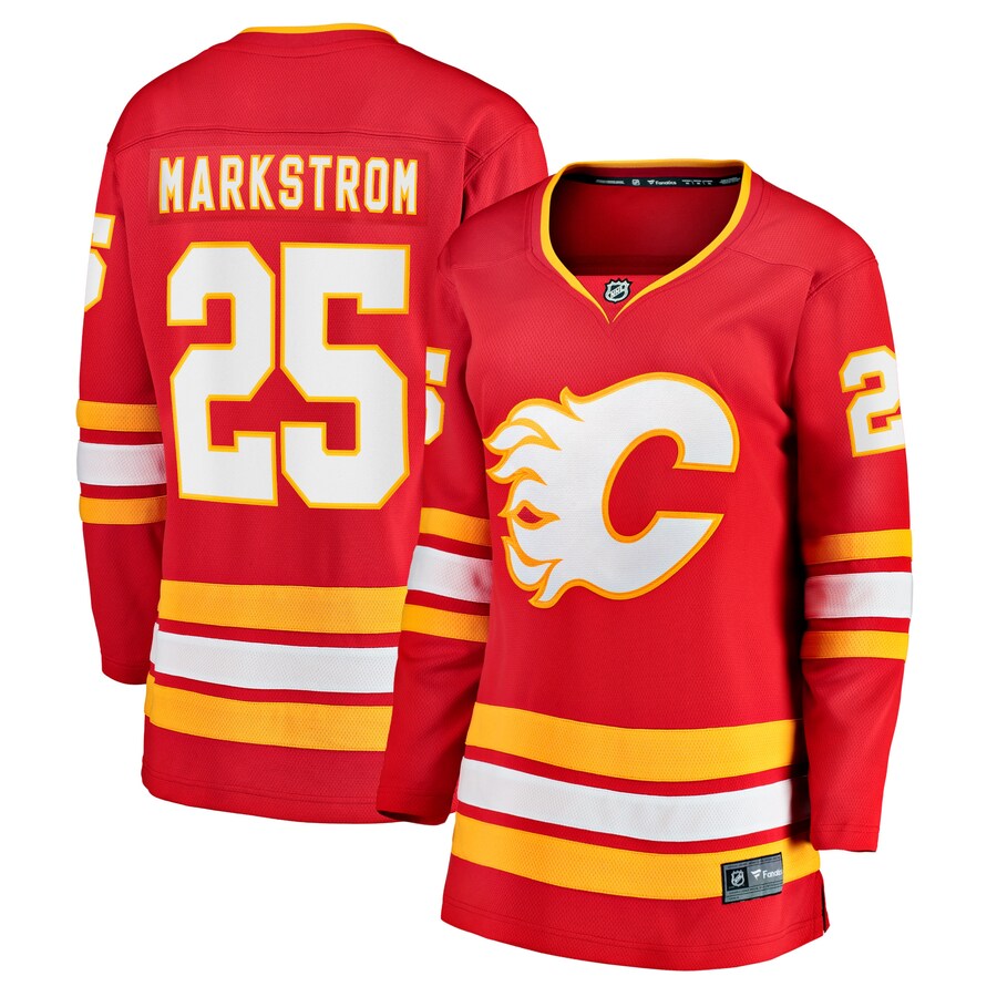Women's Calgary Flames Jacob Markstrom Fanatics Branded Red Home Breakaway Player Jersey - Jersey