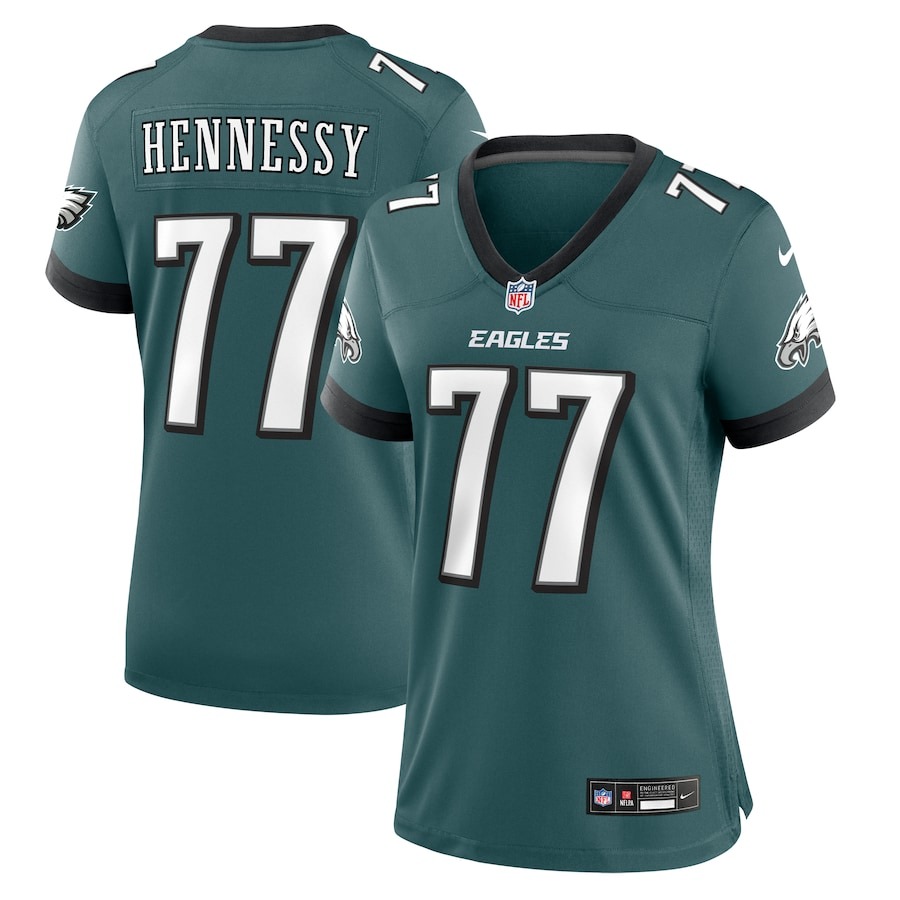 Women's Philadelphia Eagles Matt Hennessy Nike Midnight Green  Game Jersey - Jersey