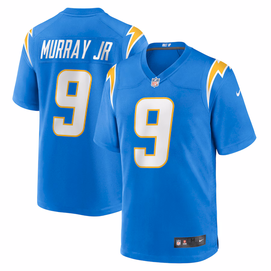 Men's Los Angeles Chargers Kenneth Murray Jr. Nike Powder Blue Game Jersey - Jersey