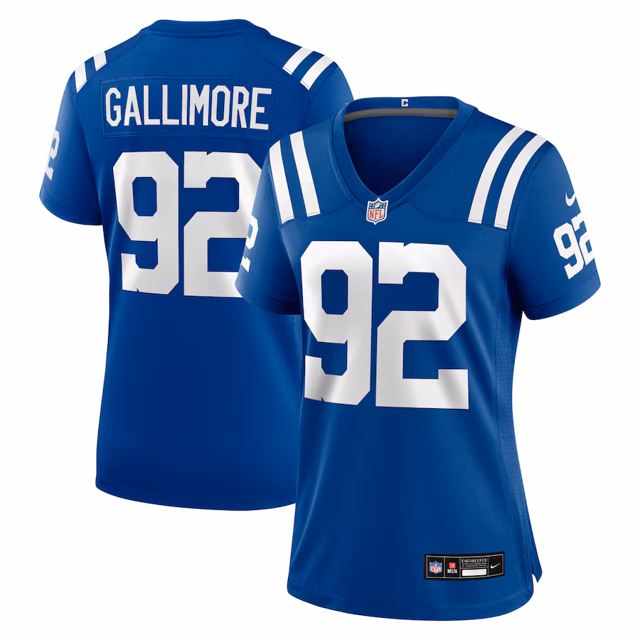 Women's Indianapolis Colts Neville Gallimore Nike Royal Team Game Jersey - Jersey