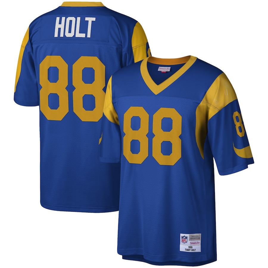 Men's Los Angeles Rams Torry Holt Mitchell & Ness Royal Legacy Replica Jersey - Jersey