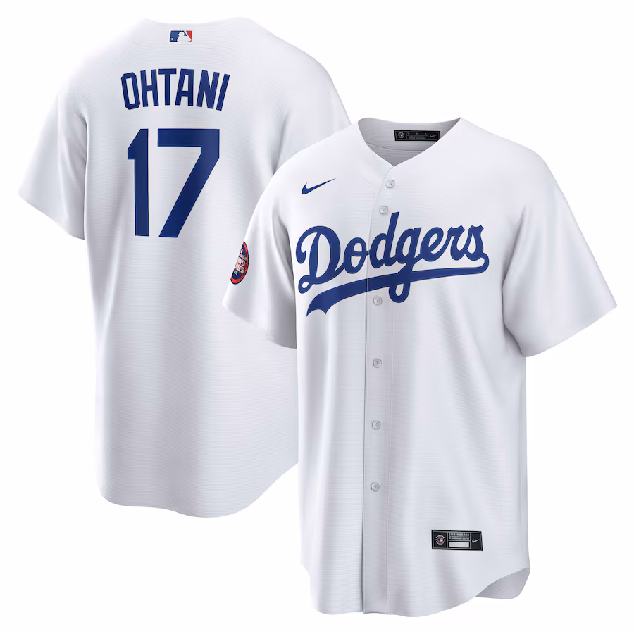 Men's Los Angeles Dodgers Shohei Ohtani Nike White 2025 MLB World Tour: Tokyo Series Home Replica Player Jersey - Jersey