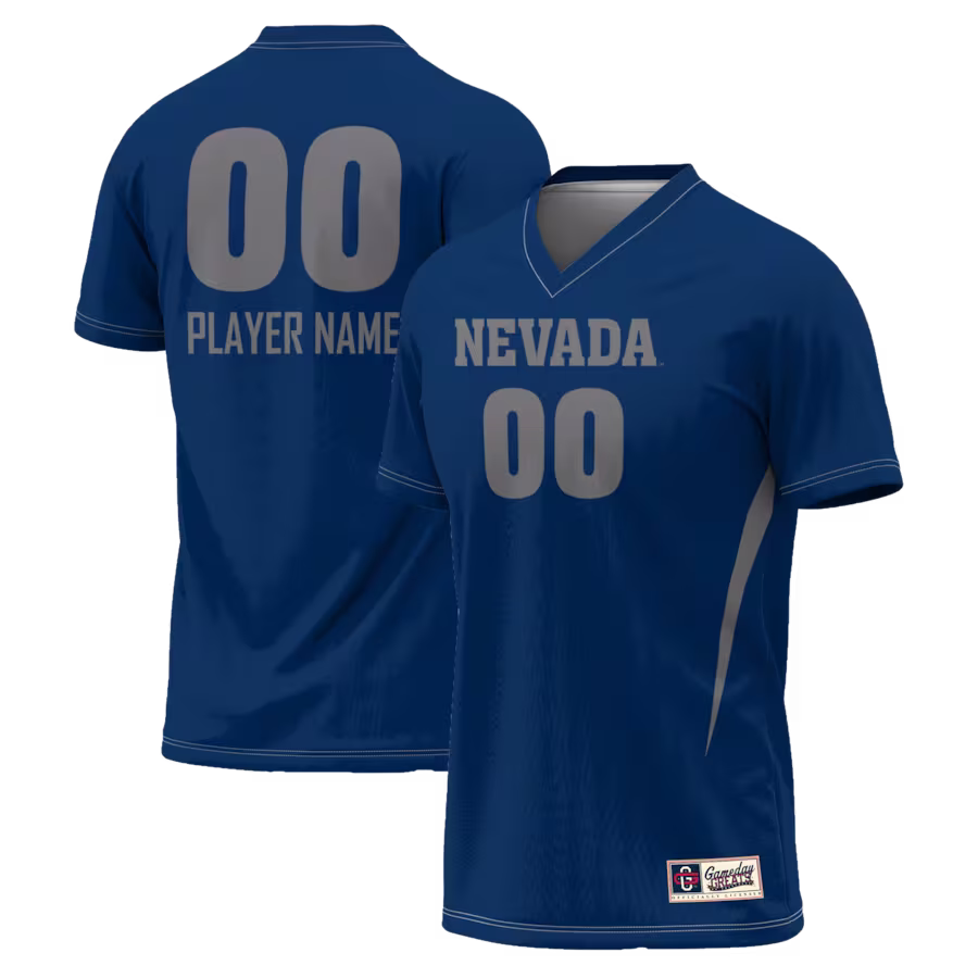 Nevada Wolf Pack GameDay Greats Youth NIL Pick-A-Player Lightweight Women's Soccer Jersey - Navy - Jersey