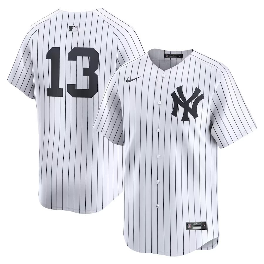 Youth New York Yankees Jazz Chisholm Jr. Nike White Home Limited Player Jersey - Jersey