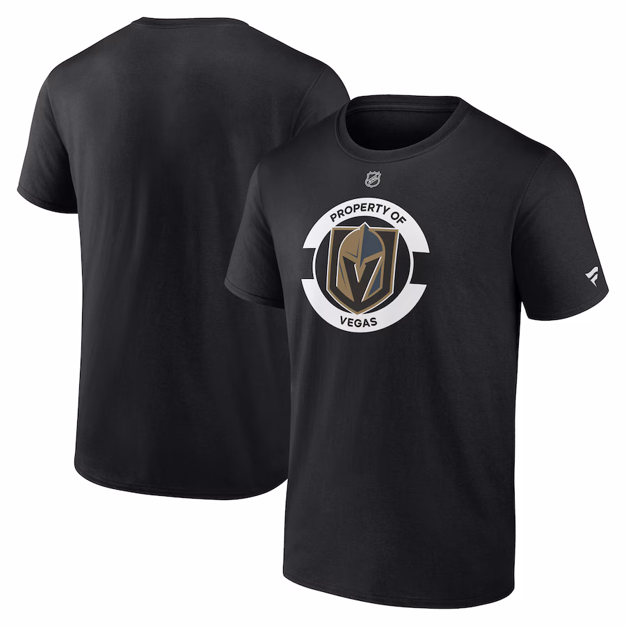 Men's Vegas Golden Knights Fanatics Black Authentic Pro Core Secondary T-Shirt - Jersey
