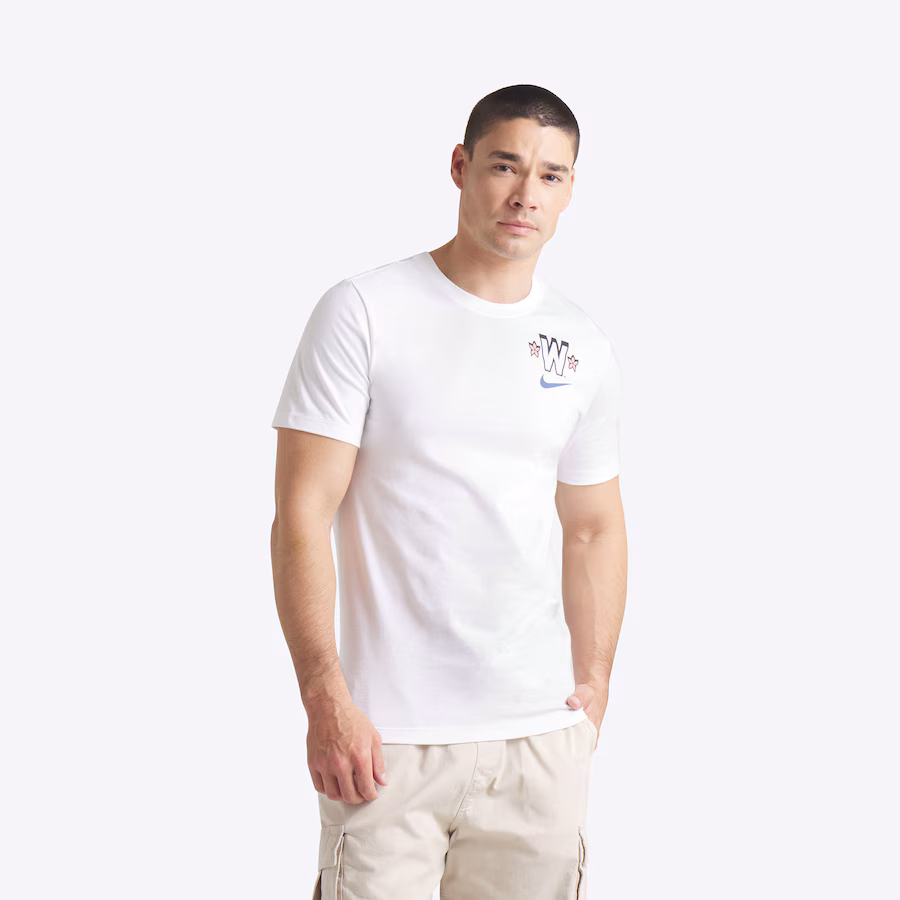 Men's Washington Nationals Nike White 2025 City Connect T-Shirt - Jersey