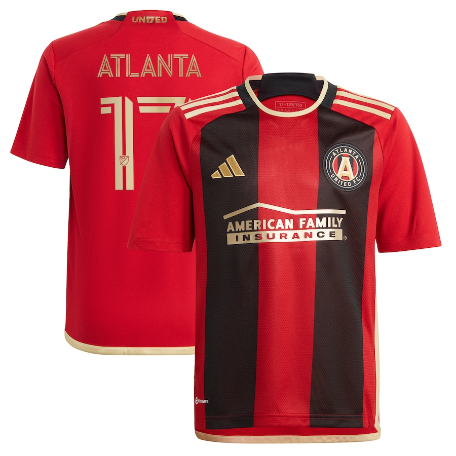Youth Atlanta United FC adidas Black 2023 The 17s' Kit Replica Jersey - Jersey