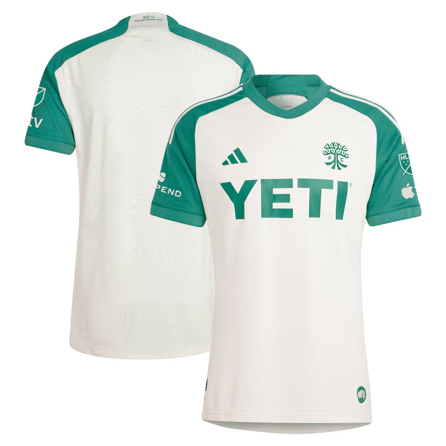 Men's Austin FC  adidas Tan 2024 The Armadillo Kit Authentic Jersey - Jersey