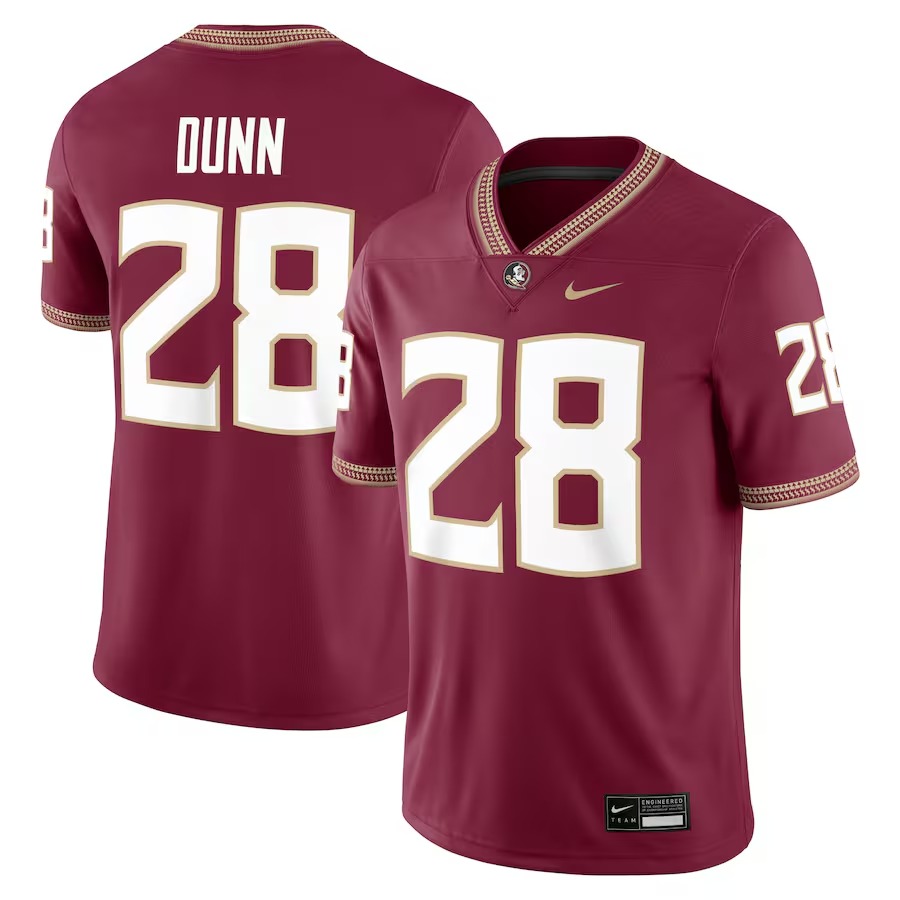 Warrick Dunn Florida State Seminoles Nike Alumni Game Jersey - Garnet - Jersey