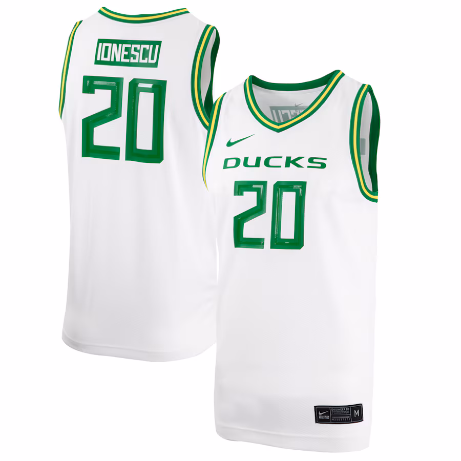 Unisex Nike Sabrina Ionescu White Oregon Ducks Replica Basketball Jersey - Jersey
