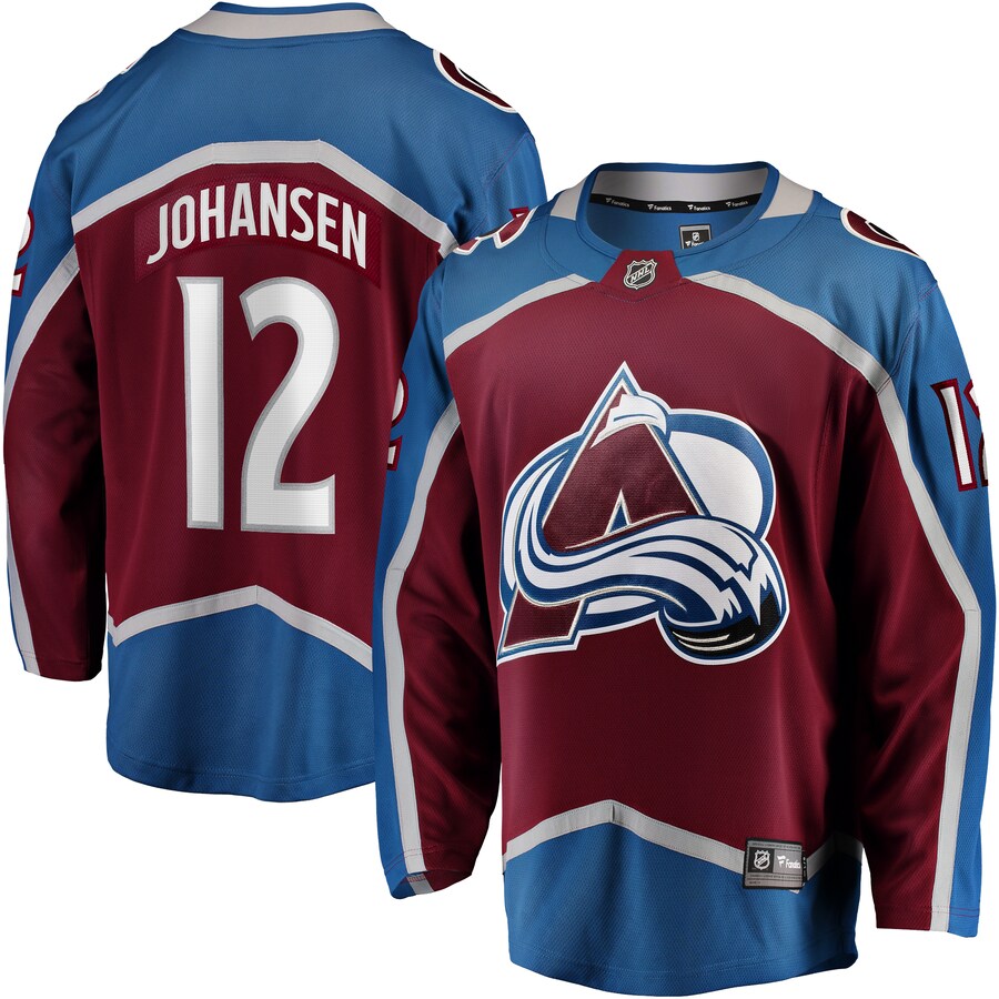 Men's Colorado Avalanche Ryan Johansen Fanatics Branded Maroon Home Breakaway Jersey - Jersey