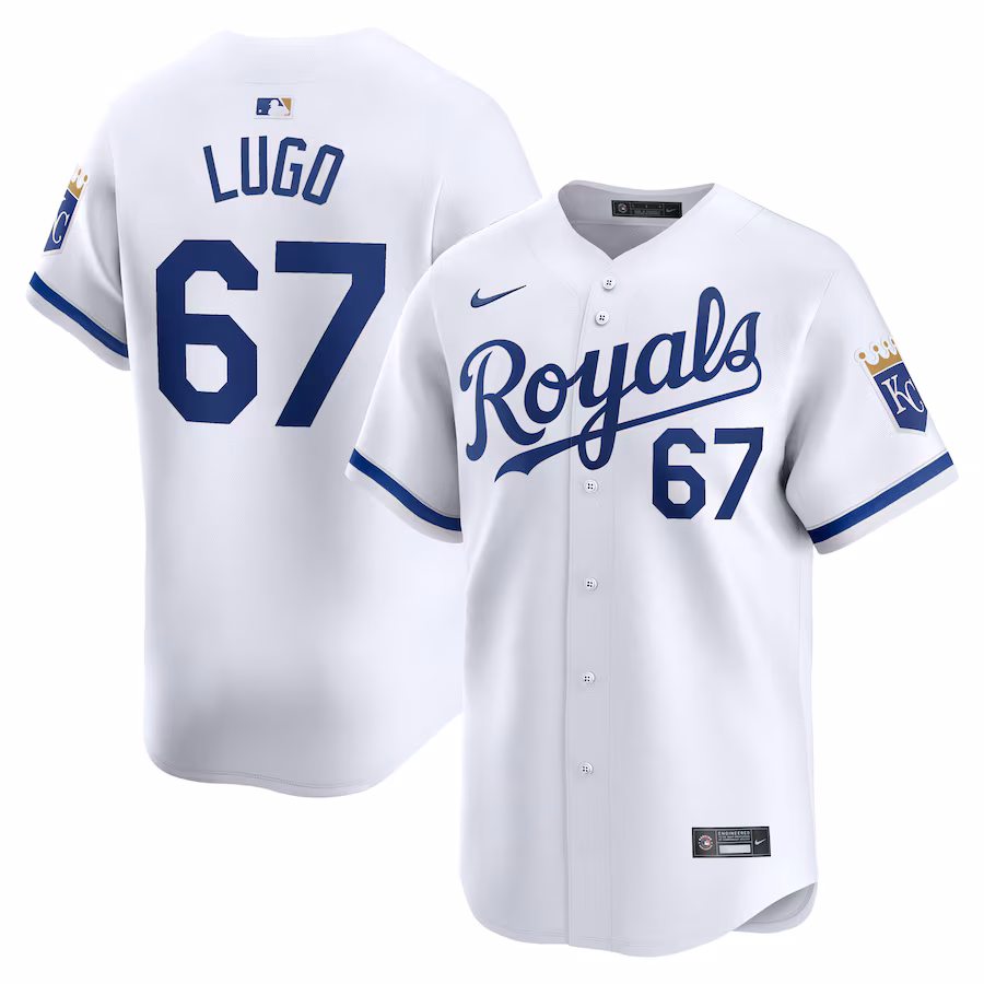 Men's Kansas City Royals Seth Lugo Nike White Home Limited Player Jersey - Jersey