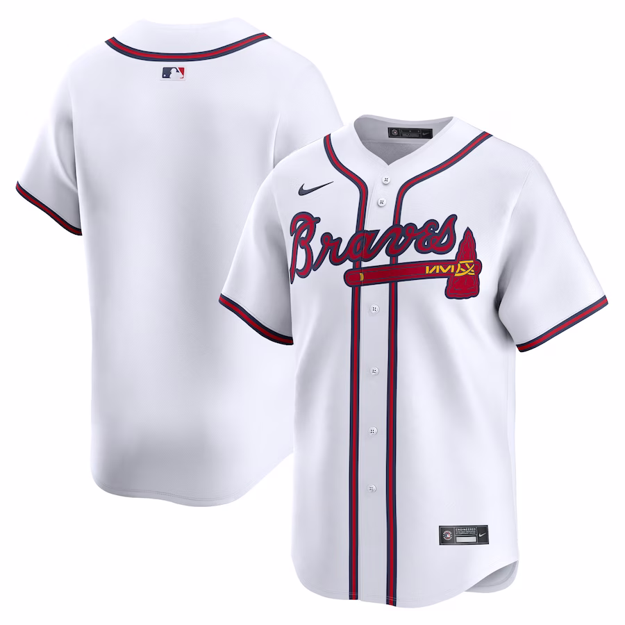 Youth Atlanta Braves Nike White Home Limited Jersey - Jersey
