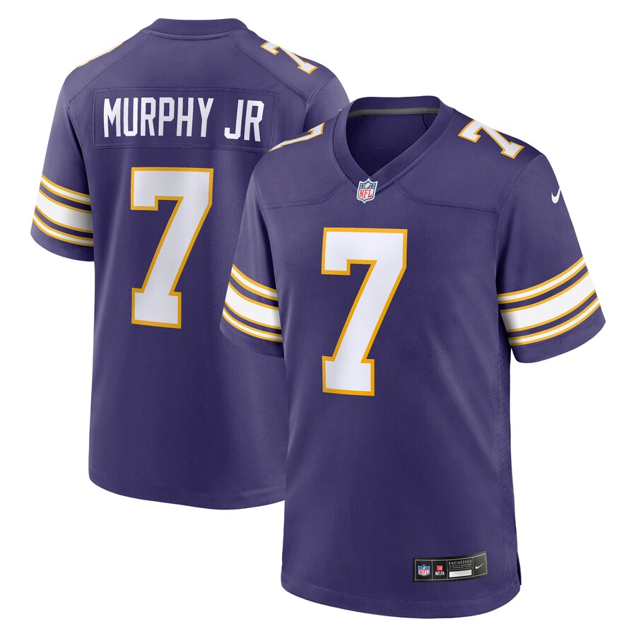 Men's Minnesota Vikings Byron Murphy Jr. Nike Purple Classic Player Game Jersey - Jersey