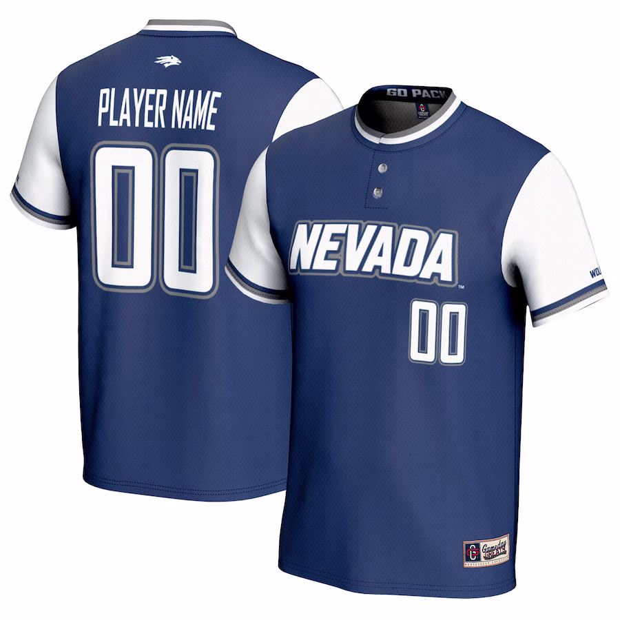 Nevada Wolf Pack GameDay Greats Youth NIL Pick-A-Player Lightweight Softball Jersey - Navy - Jersey