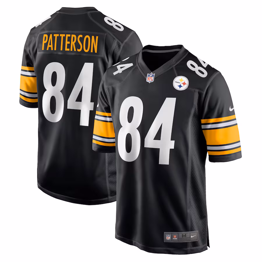 Men's Pittsburgh Steelers Cordarrelle Patterson Nike Black Game Jersey - Jersey
