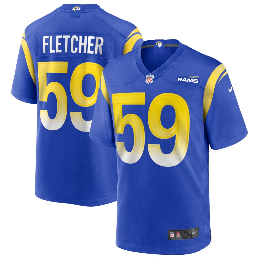 Men's Los Angeles Rams London Fletcher Nike Royal Game Retired Player Jersey - Jersey