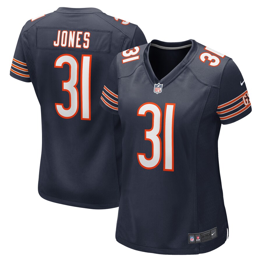 Women's Chicago Bears Jaylon Jones Nike Navy Game Player Jersey - Jersey