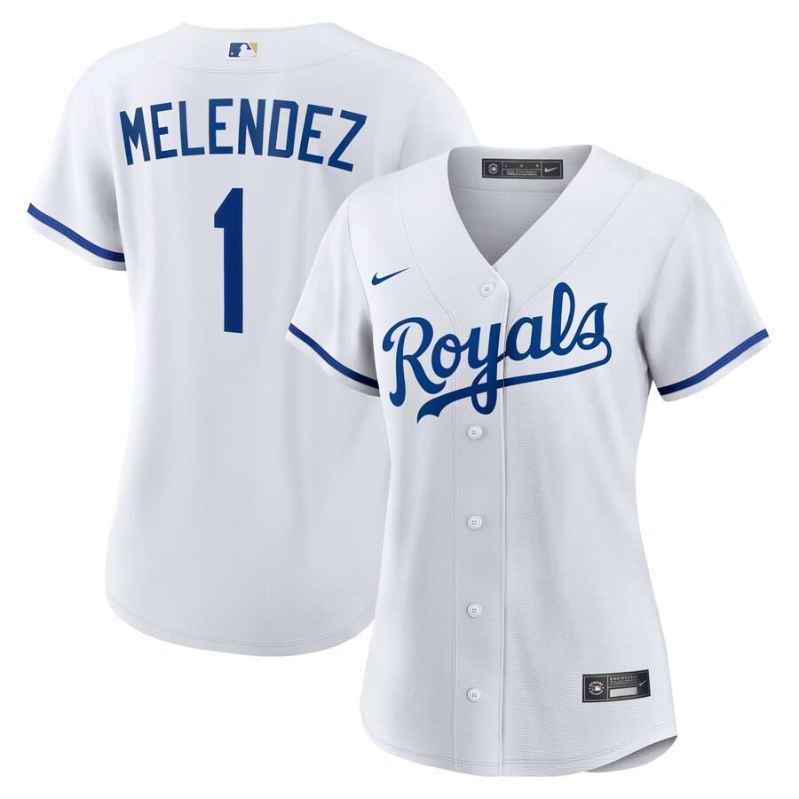 Women's Kansas City Royals MJ Melendez Nike White Home Replica Jersey - Jersey