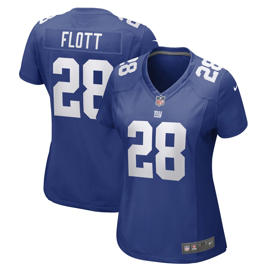 Women's New York Giants Cor'Dale Flott Nike Royal Game Player Jersey - Jersey