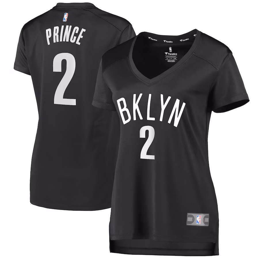Women's Brooklyn Nets Taurean Prince Fanatics Black Fast Break Replica Jersey - Statement Edition - Jersey