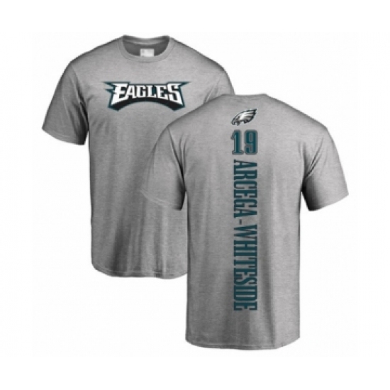 Philadelphia Eagles #19 JJ Arcega-Whiteside Ash Backer T-Shirt - Jersey
