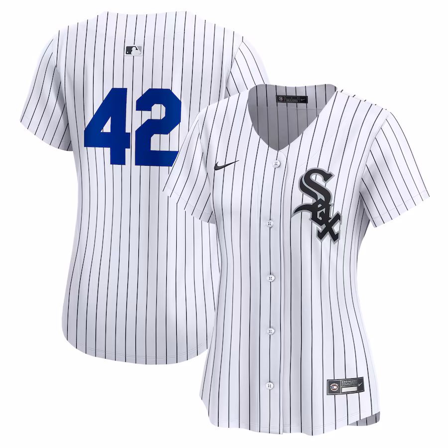 Women's Chicago White Sox  Nike White 2024 Jackie Robinson Day Home Limited Jersey - Jersey
