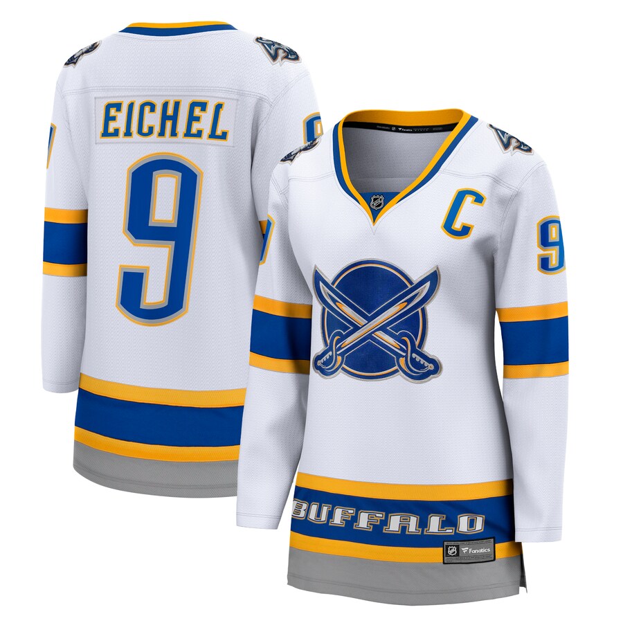 Women's Buffalo Sabres Jack Eichel Fanatics Branded White 2020/21 Special Edition Breakaway Player Jersey - Jersey
