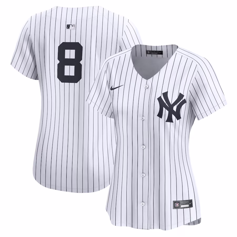 Women's New York Yankees Yogi Berra Nike White Home Limited Player Jersey - Jersey