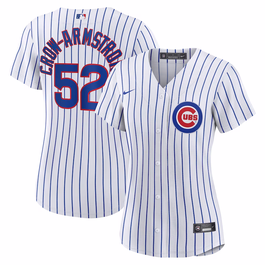 Women's Chicago Cubs Pete Crow-Armstrong Nike White Home Replica Player Jersey - Jersey