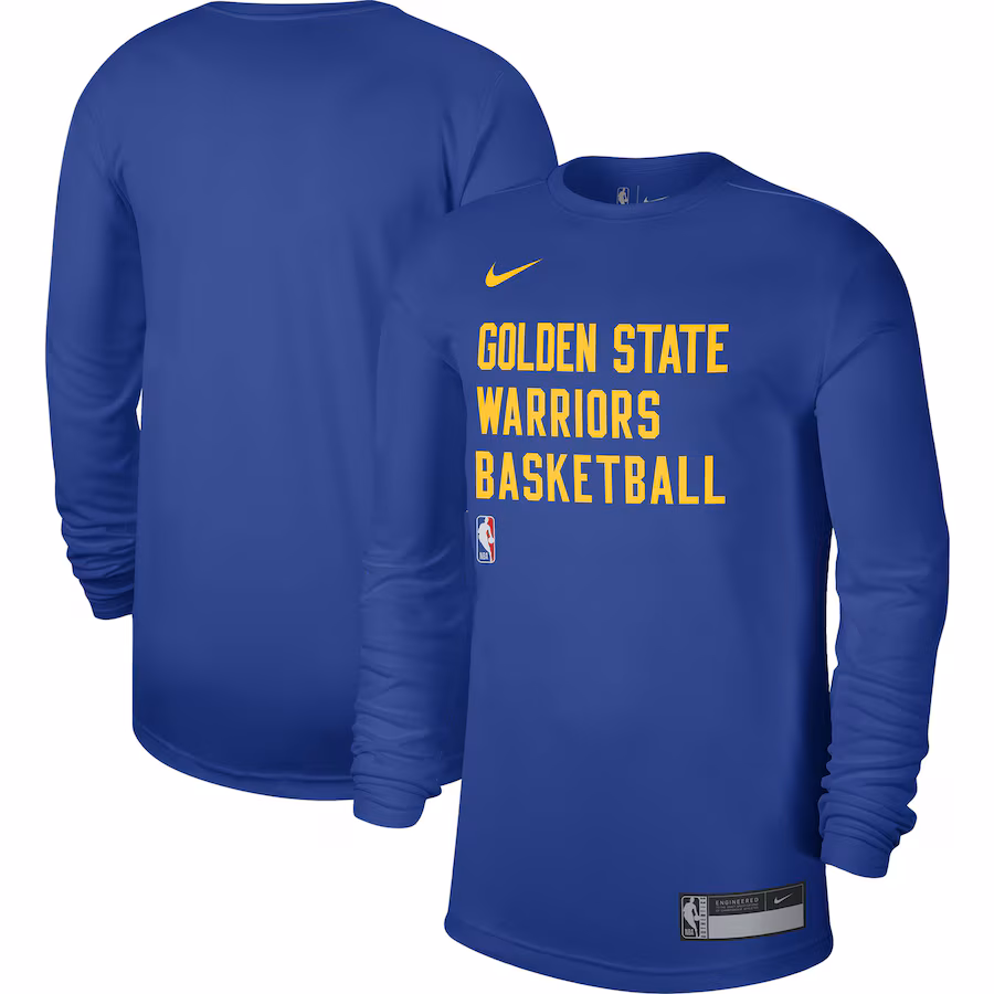 Unisex Golden State Warriors Nike Royal 2023/24 Legend On-Court Practice Long Sleeve T-Shirt - Jersey